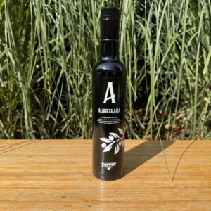 Zwarte fles olijfolie Alquezrana 500ml